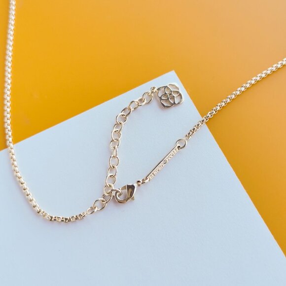 Presleigh Love Knot Gold Pendant Necklace by Kendra Scott - Picture 4 of 4